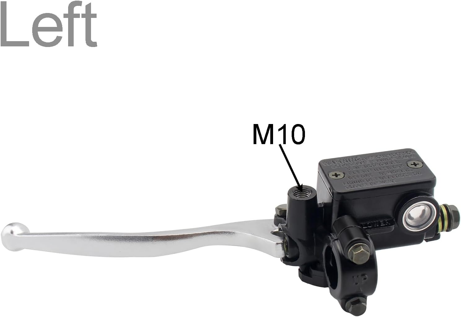 Windance 22Mm M10 Motorcycle Handlebar Front Left Hand Brake Master Cylinder Clutch Fit for Yamaha/Suzuki/Honda/Kawasaki