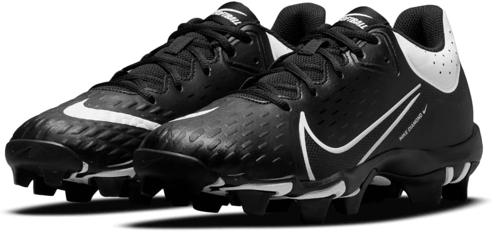 Nike Hyperdiamond 4 Keystone Molded Softball Cleats, Black | Black | White, 11.5 US image number 5