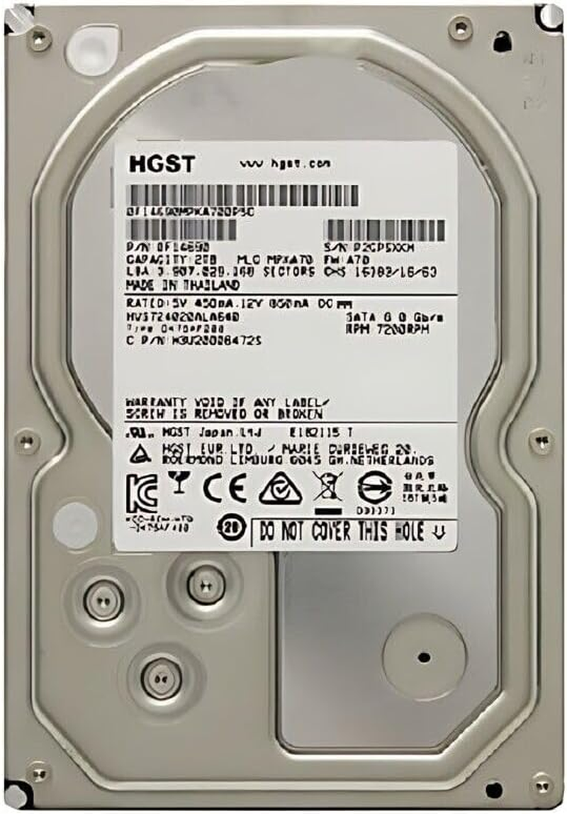 Hitachi 2TB 7.2K RPM 64MB Cache SATA 3.5" Hard Drive (HUS724020ALA640) (Renewed) image number 2