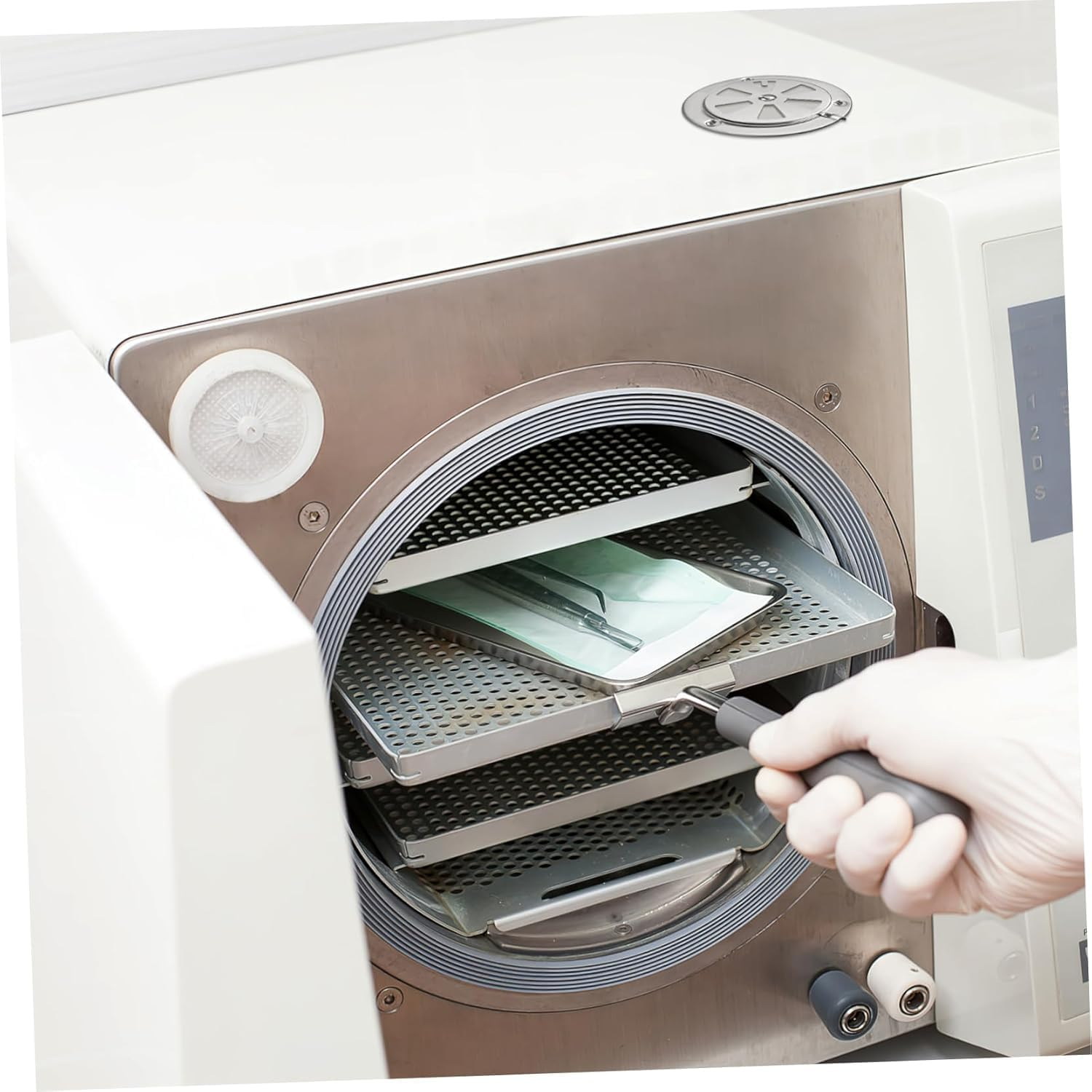 Smoker Lip Vent Damper Air Vent Outdoor Dryer BBQ Vent,Dryer Smoker Lip Vent Damper Dryer Vent,Smoker Air Vent Air Vent Outdoor Dryer BBQ Vent,Stainless Steel Grill Damper for Increased Airflow image number 4