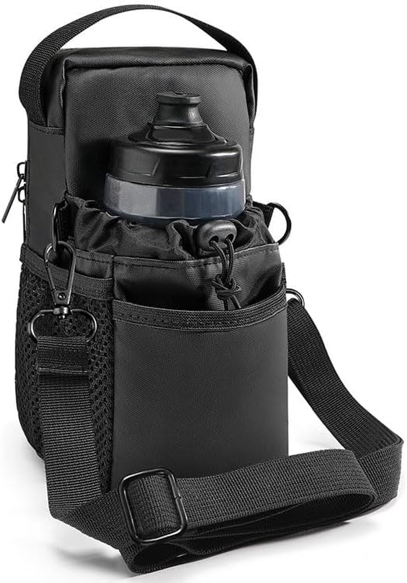 Super Strong Magnetic Gym Bag,Water Bottle Holder with Adjustable Strap & Multiple Pockets, Durable Gym Accessories Organizer for Men & Women, Hiking, Sports, Travel image number 4