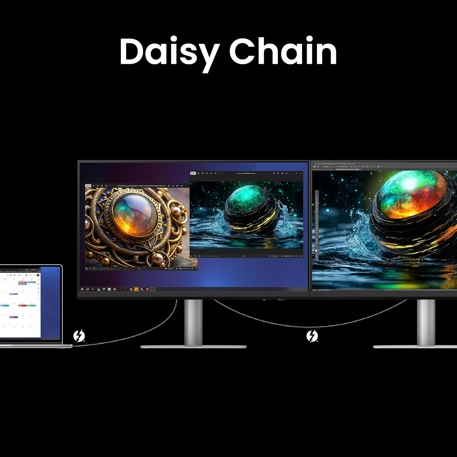 Benq PD2730S 27" 5K Thunderbolt 4 Monitor, 98% P3, 218 PPI, Mac-Compatible image number 3