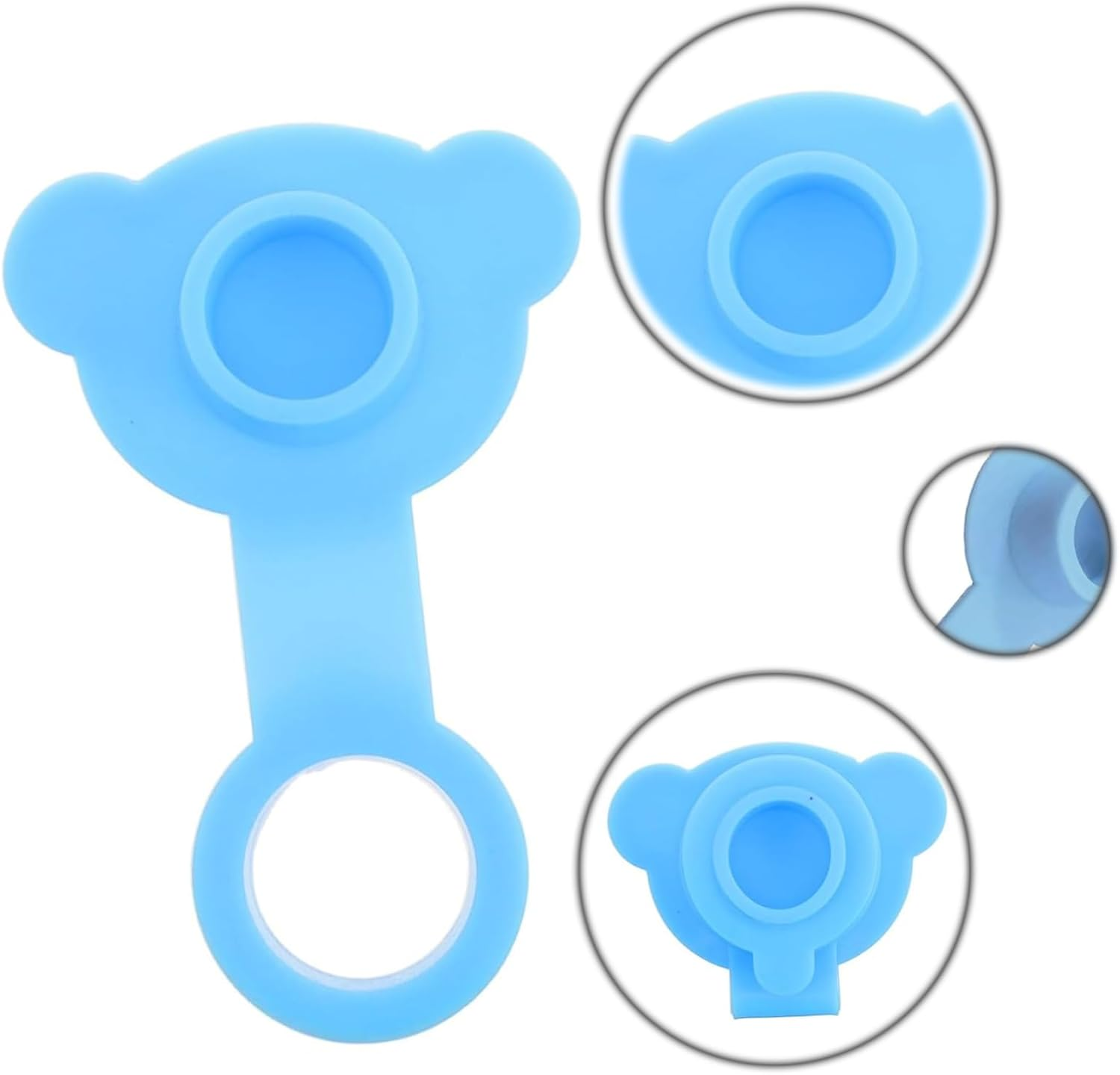 Fokmuaex 1Pcs Leakproof Silicone Bathtub Stopper - Baby Tub Plug & Universal Bath Plug with 1.18 Inch Diameter Water Outlet Fit image number 3