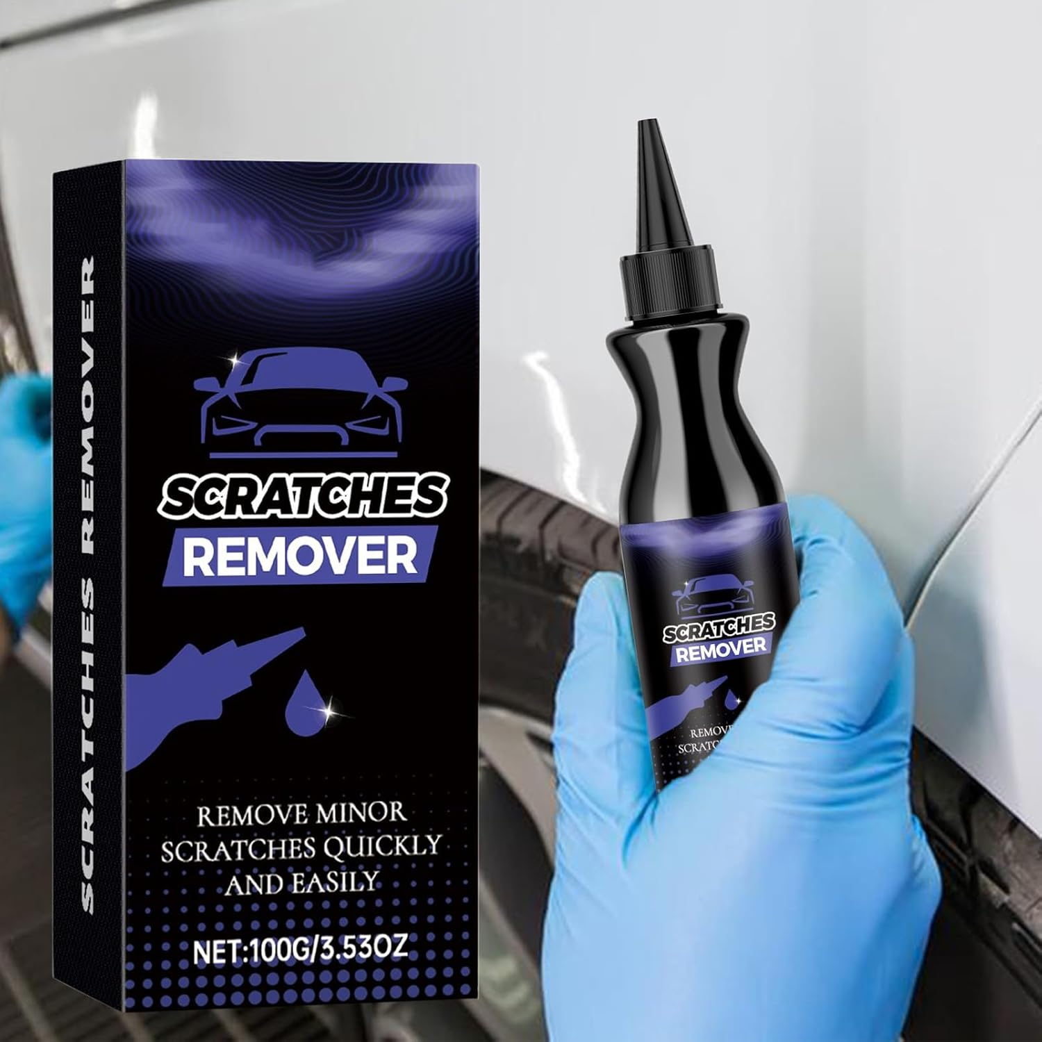 Car Scratch Remover | Automotive Paint Polishing Product,Auto Scratch Repair Agent | for Truck Enthusiasts Detailers Fleet Managers RV SUV Sedan Door Bumper image number 1