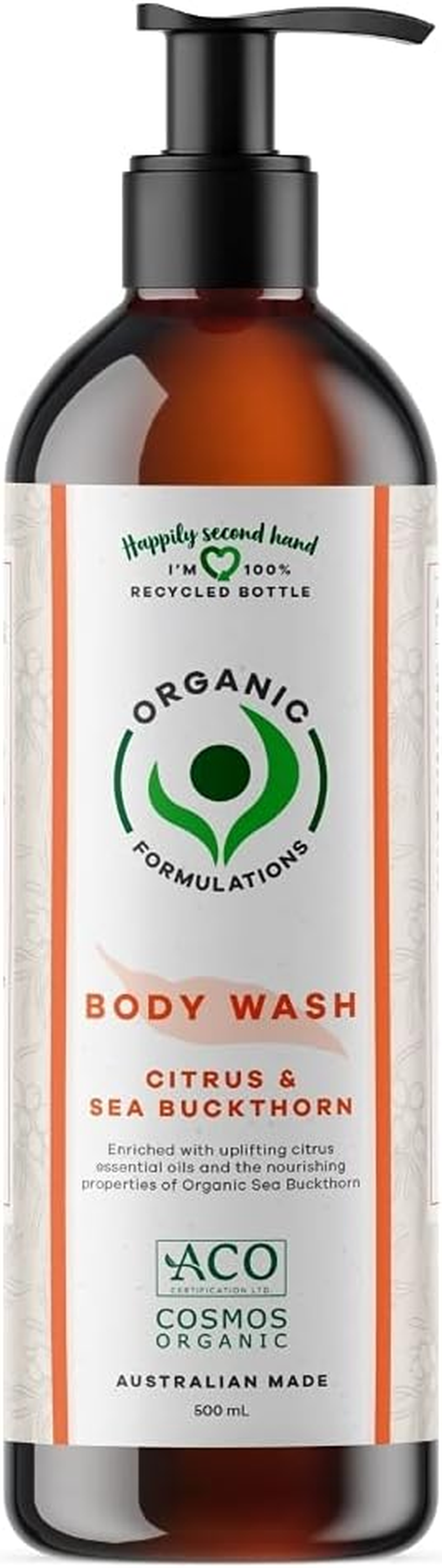 Organic Formulations Citrus & Sea Buckthorn Body Wash 500Ml image number 3