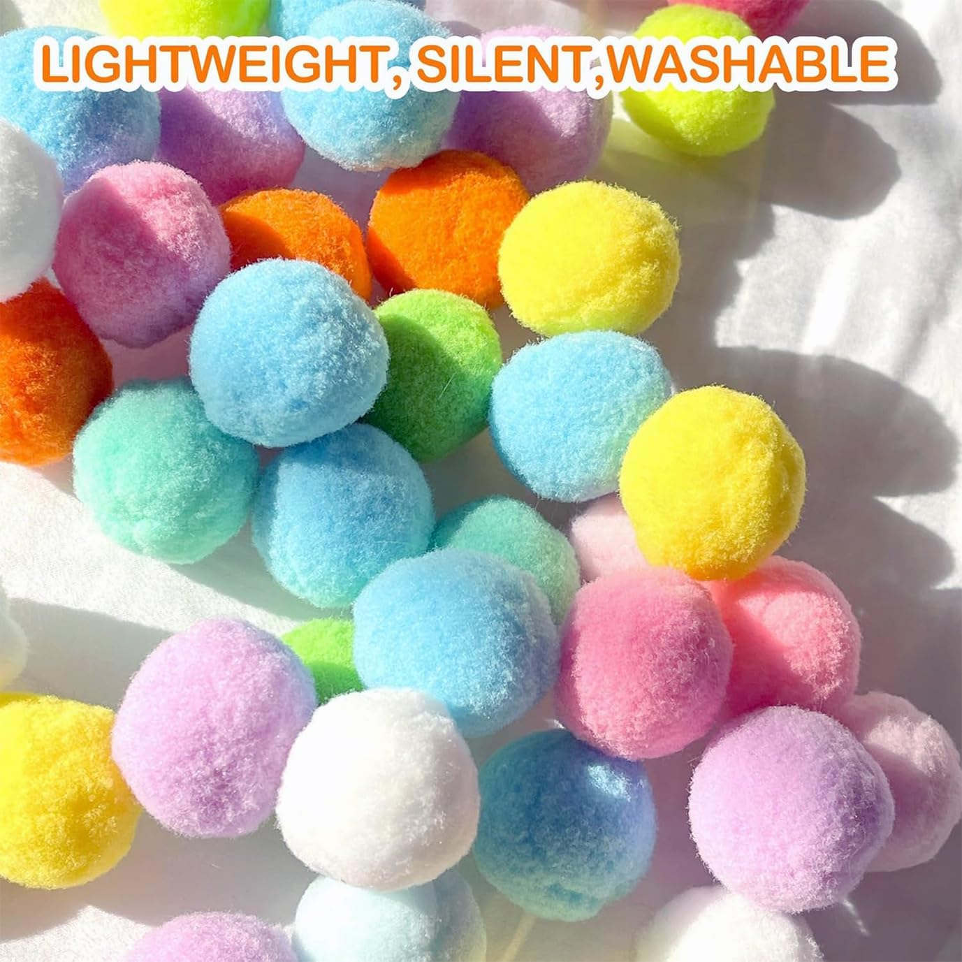 31Pcs Cat Ball Toy Launcher Gun, Cat Balls Fetch Toy, 30Pcs Plush Fuzzy Balls Launcher Cat Toy for Cats with 1 Gun, Funny Interactive Cat Toys for Bored Indoor Adult Cats, Cute Kitten Kitty Toys image number 3