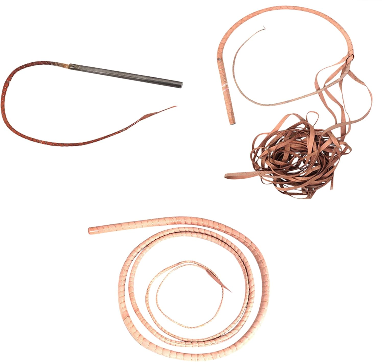 Indiana Jones Style Bull Whip 04 to 16 Feet Long 16 Strands Genuine Real Cowhide Leather Equestrian Bullwhip Heavy Whip image number 2