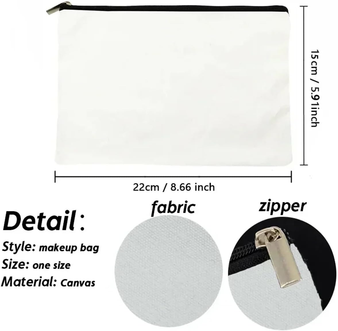 LAKYMIE Initial Small Makeup Bag Cosmetics Organizer Zipper Pouch, for Daily & Travel Use, Gifts for Best Friend, Bride, Bridesmaid, Alphabet B - Alphabet E image number 4