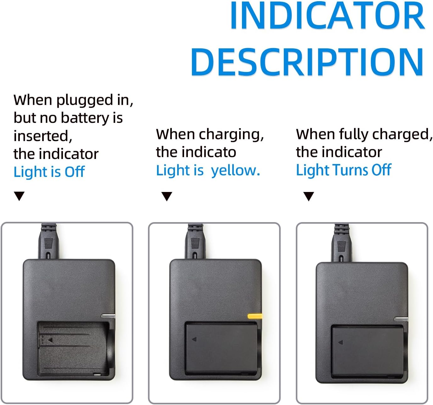 KWTOUL LP-E5 Battery Charger LC-E5 LC-E5E Compatible with Canon EOS 1000D, EOS 450D, EOS 500D, EOS Kiss F, EOS Kiss X2, EOS Kiss X3, EOS Rebel T1I, EOS Rebel XS, EOS Rebel Xsi image number 2