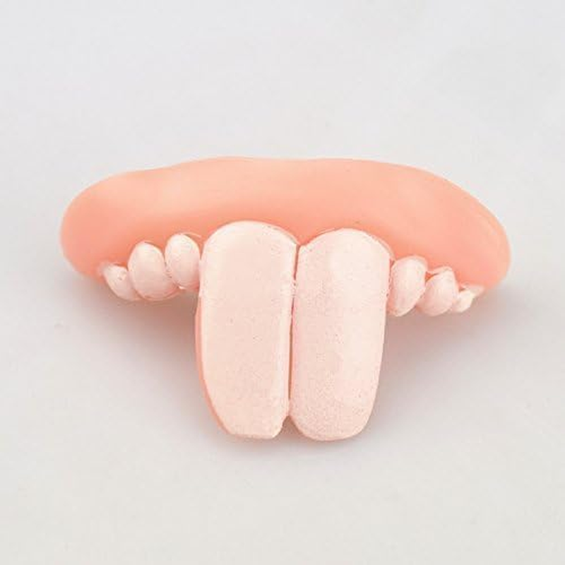 White Fake Dog Teeth, Fake Teeth for Dogs, Funny Braces, Christmas Costume Suitable Chew Pet Supplies, Buck For, Dog Chew image number 3