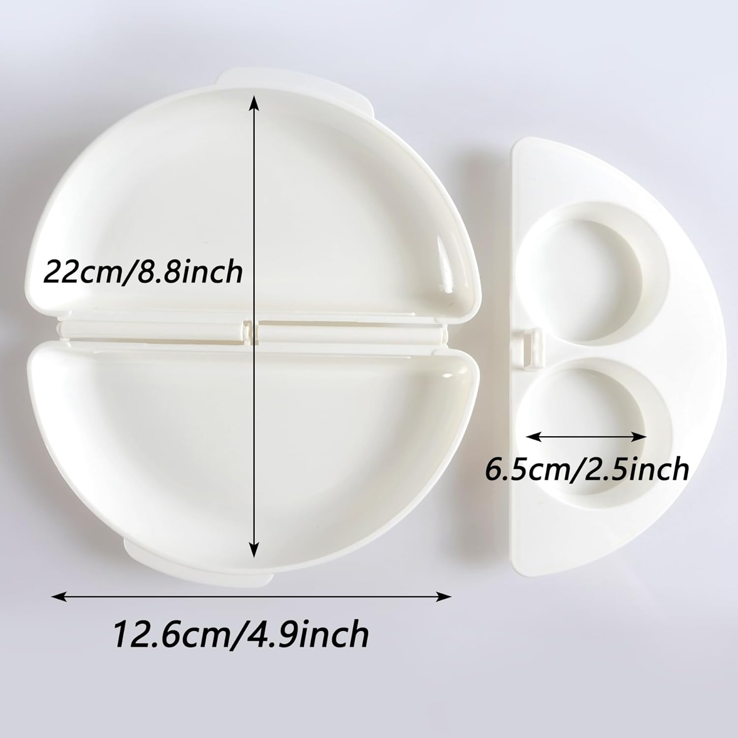 PHUSBLAY High-Heat Resistant Egg Poacher Cooker for Microwave - Easy Breakfast Cooking(17Cm X 10Cm) image number 2