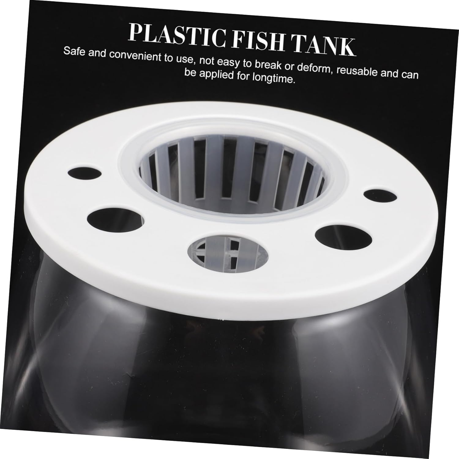 Transparent Small Fish Breeding Box Tank for Home Office Decor for Small Aquatic Pets and Reptiles Space-Saving Design for Any Environment image number 4