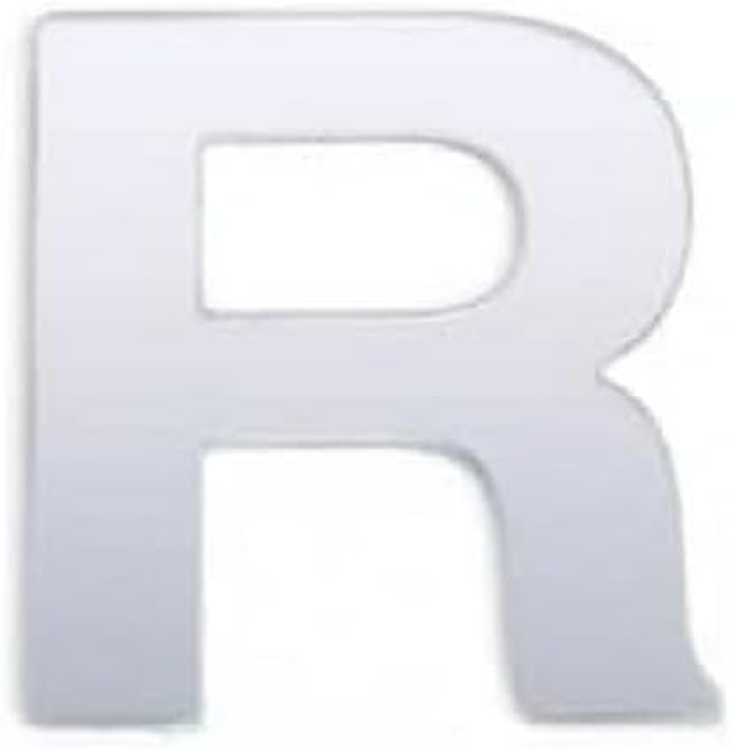 Sandleford Self Adhesive Letter R, 85 Mm X 55 Mm Size, White