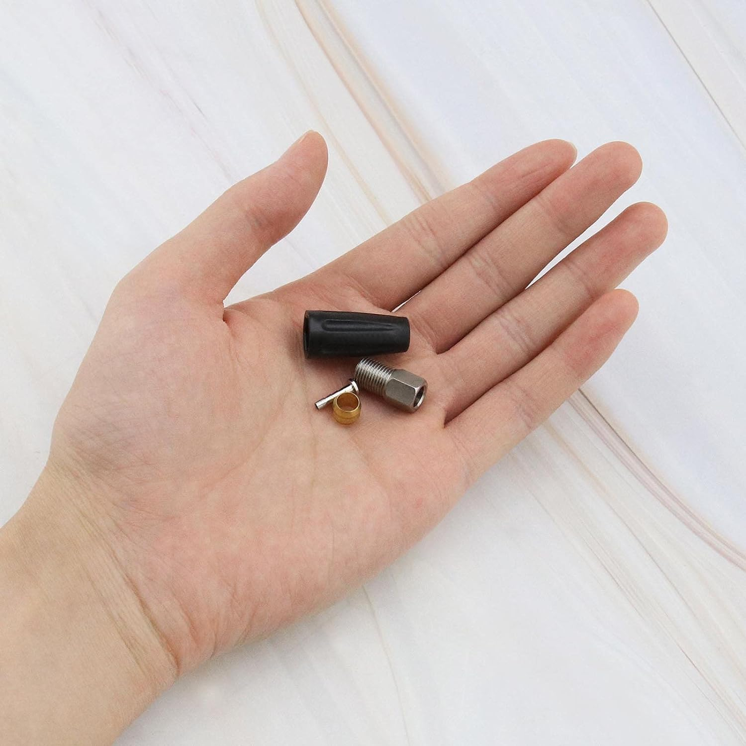 SING F LTD BH59/BH90 Cable Hose Set Olive Connector Insert Connecting Bolt Bleed Kit Hydraulic Brake Hose Olive Inset Repair Kit for Bike Replacement Part image number 1