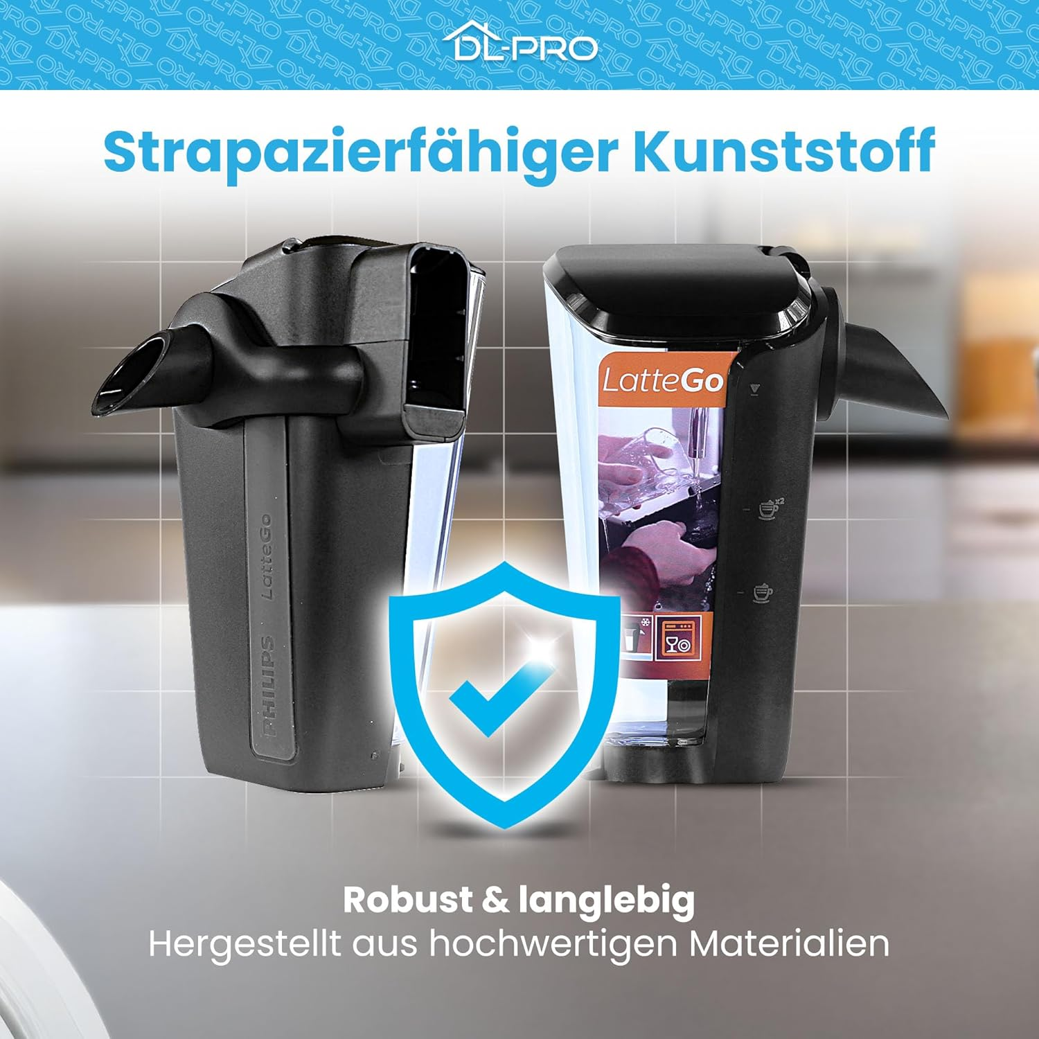 Dl-Pro Milk Container with Lid C Version Milk Carafe for Lattego Fully Automatic Coffee Machine 3200 4300 5000 5400 Series EP2030 to EP5934 for Philips CP1199 Replaces 421945100771 421944083391 image number 3