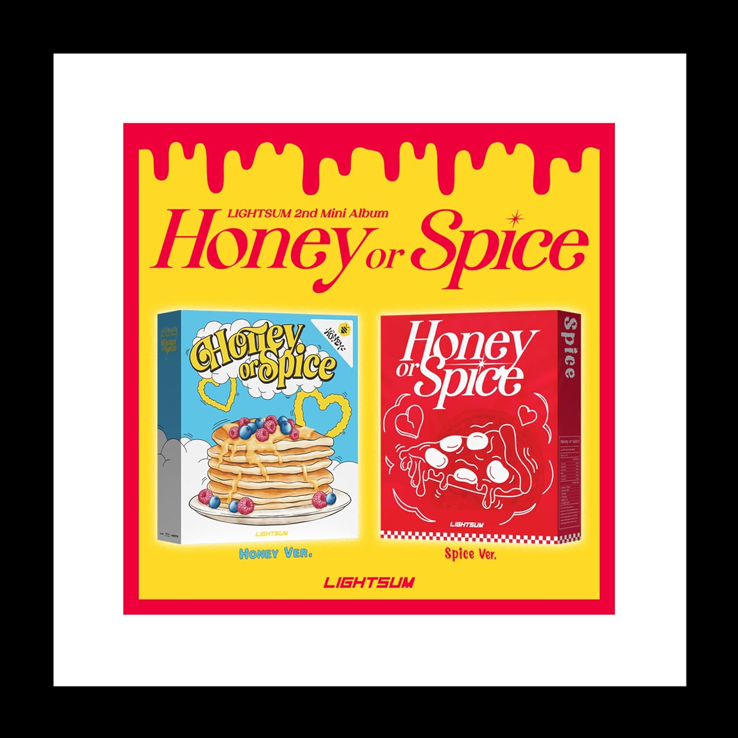 LIGHTSUM Honey or Spice 2Nd Mini Album Honey Version Cd+1P Mini Poster on Pack+64P Booklet+28P Mini Photobook+1P Lyric Paper+2P Photocard+1Ea Photo Frame+2Ea Sticker+Tracking Sealed image number 4