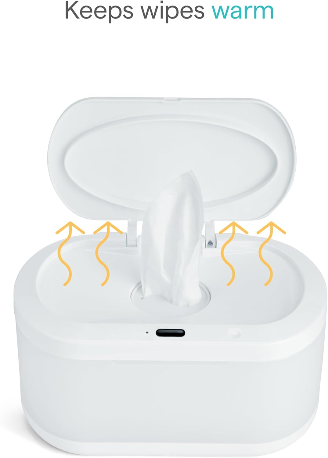 Munchkin Touch Free Baby Wipe Warmer with Nightlight & Motion Sensor, White image number 5