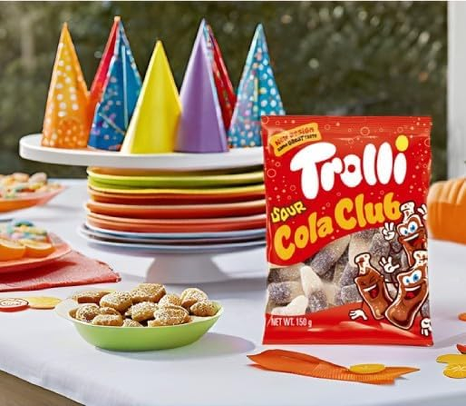 Trolli Sour Cola Bottles Gummi Candy 150 G image number 1