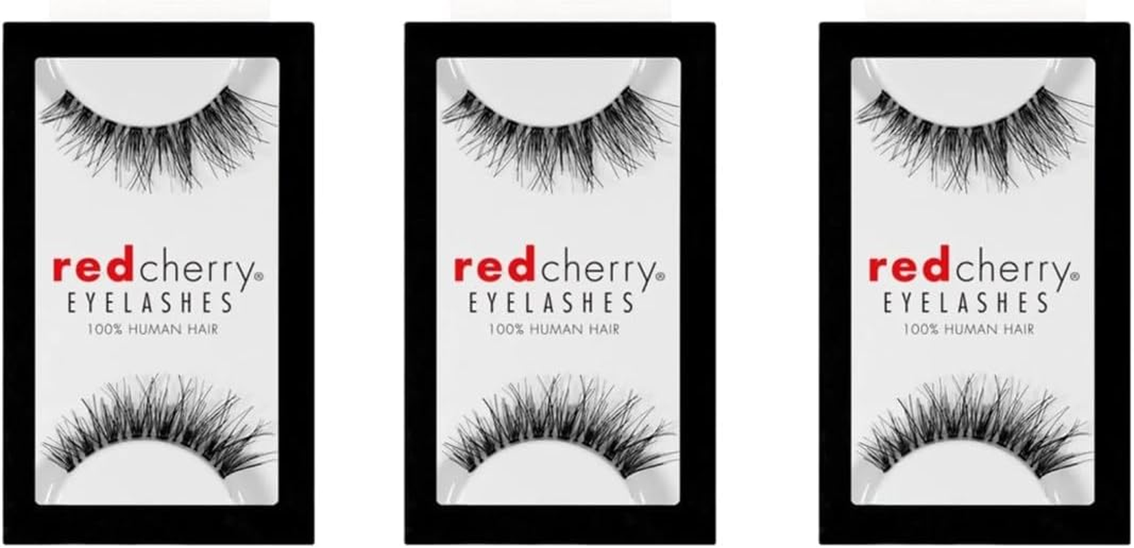 Red Cherry #DW False Eyelashes (Pack of 4 Pairs) image number 4