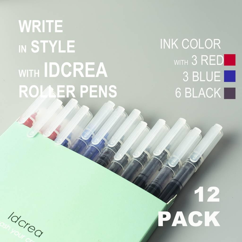 R2 Liquid Roller Ball Pen&hellip; (Red Blue Black) image number 3