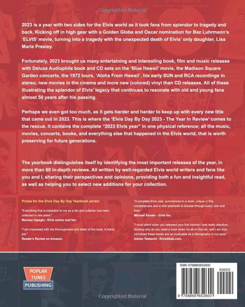 Elvis Day by Day 2023 - the Year in Review