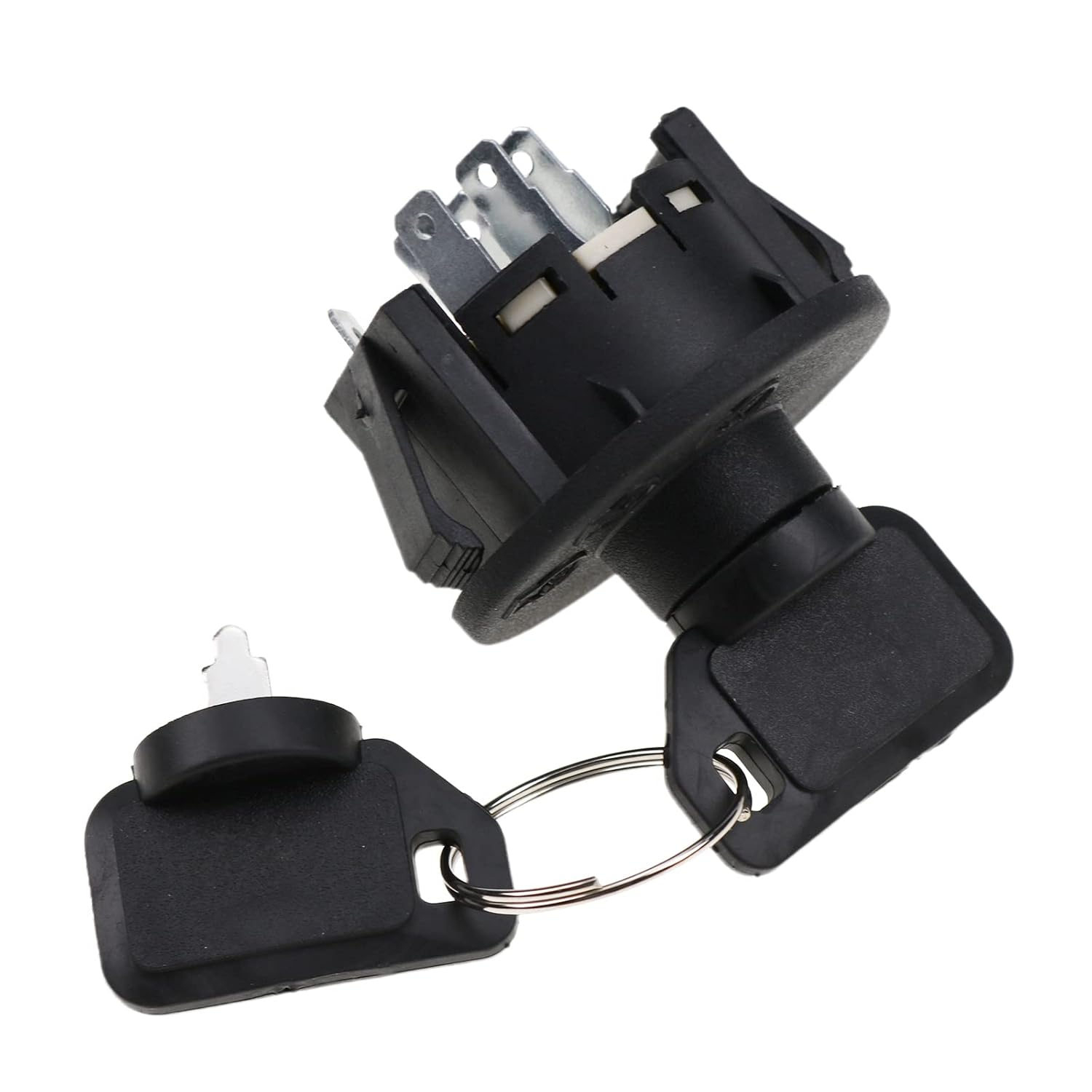 JEENDA 6 Terminals Starter Ignition Key Switch 117-2222 137-4101 Compatible with Exmark Toro Grandstand Vantage VT VTS VTX Timecutter Z4200 Z4235 Z5060 Z4202 Lawnboy Zero Turn Mower image number 4