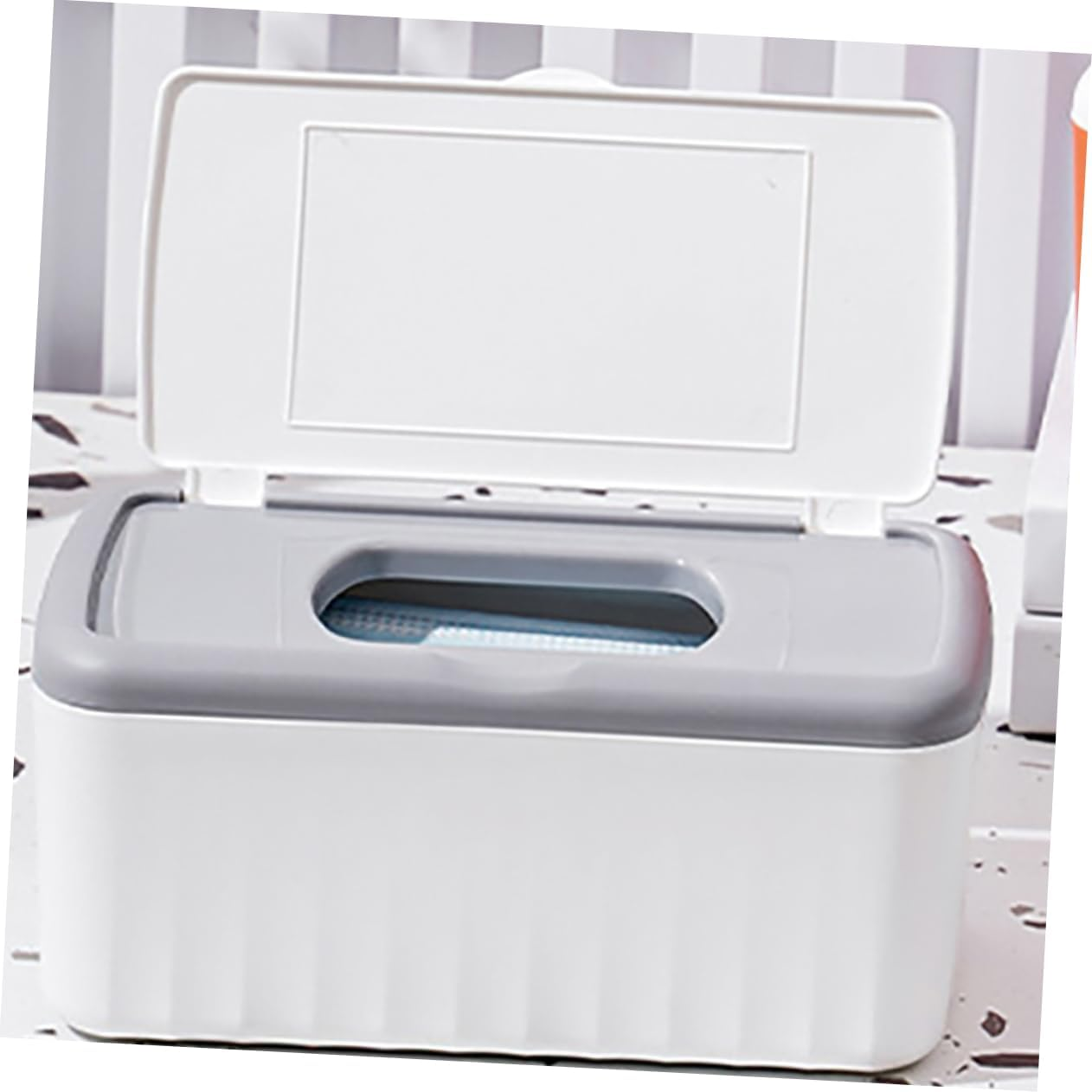 Sealed Wet Wipe Dispenser Large Capacity Rectangular Tissue Box Holder for Home Modern Design Quick Access Protective Seal for Bathroom Bedroom and Office Use image number 3