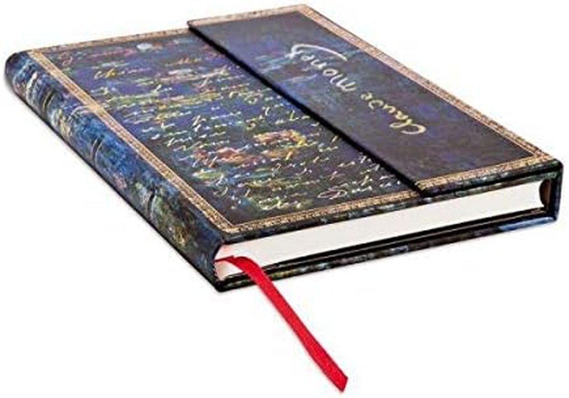 Monet, Water Lilies (Embellished Manuscripts Collection) Midi Lined Hardcover Journal