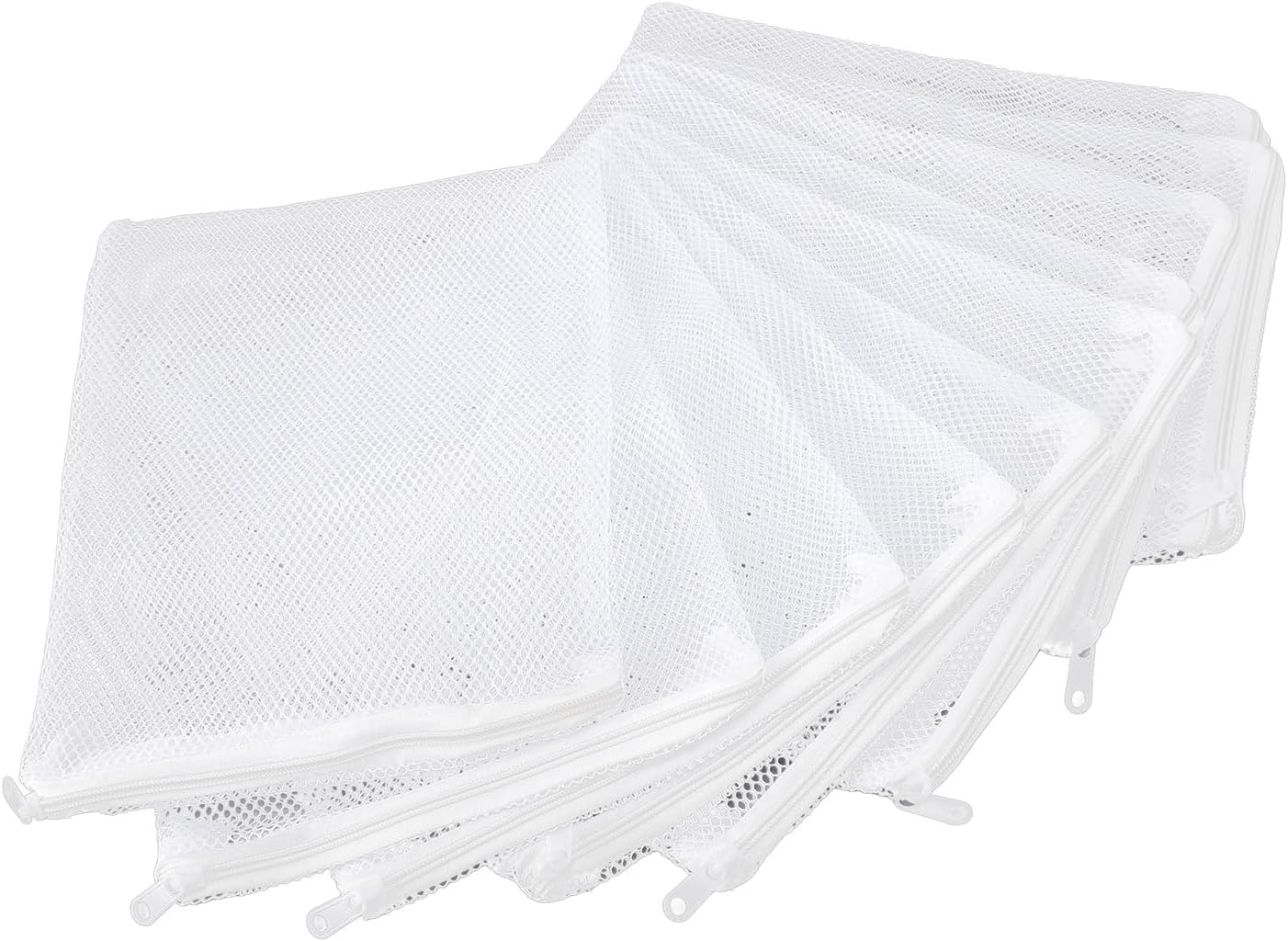 Aquarium Filter Media Bag, Large Mesh Hole Washable 10 Pieces Net Filter Bag for Tensile Peat Fiber image number 6