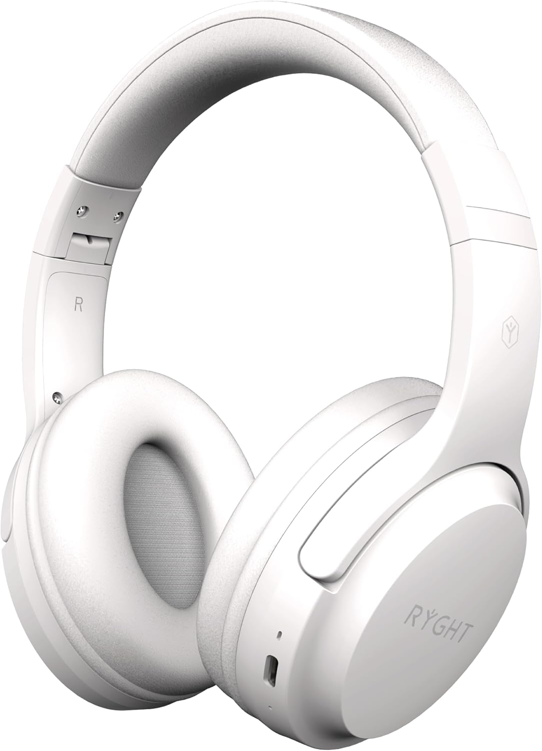 RYGHT Tempo Wireless Headphones, Clear Stereo Sound, 20 Hours Battery Life, Foldable, Lightweight, Music Control, Volume, Answer Calls, Voice Assistant, Activate Voice Assistant, Padded Ear Cups image number 4