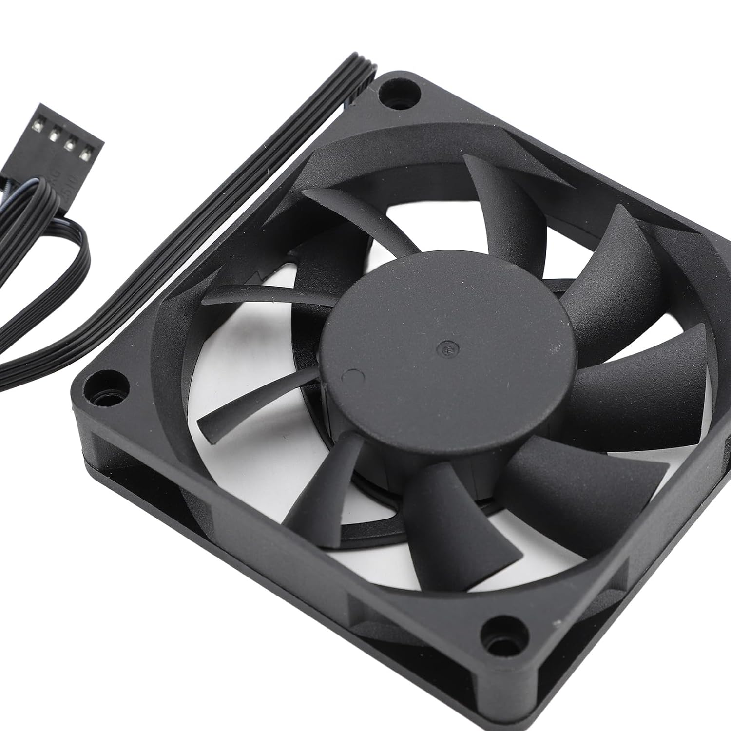 Fafeicy 70Mm PWM PC Cooling Fan, Dual Ball Bearing 4Pin Case Fan, 2500RPM Speed with Intelligent Temperature Control, Ultra Quiet Design for Computer Case image number 1