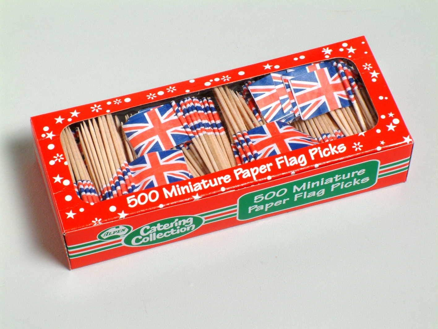 CATERING COLLECTION United Kingdom Flagpicks Box500