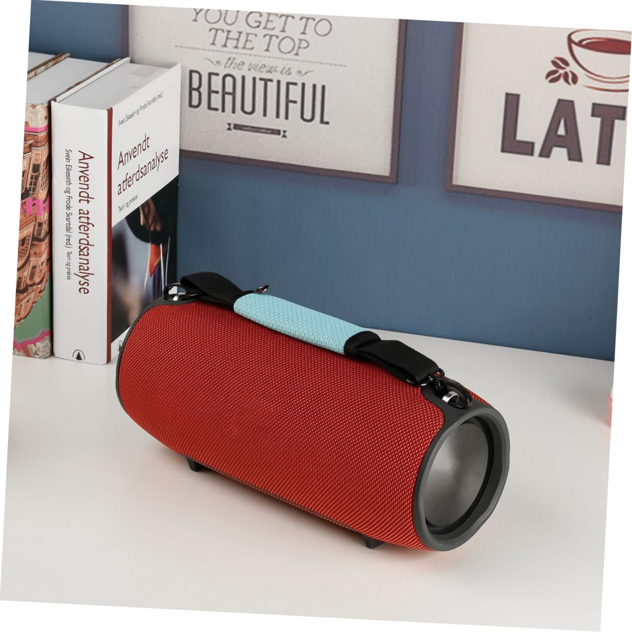 Veemoon Wireless Speaker Handle Strap Durable Removable Carrying Strap for Resistant Design for Outdoor Travel and Everyday Use Stylish Webbing with Hook - Black image number 3