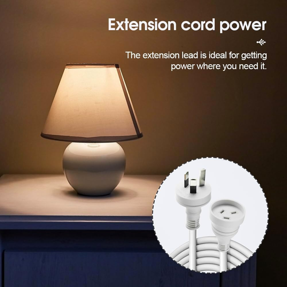 10 Meter Extension Cord, Heavy Duty Power Extension Cable, Durable Flexible Extension Cable Wire Perfect for Home Office Garage Workshop Lawn Mower, SAA AU Approved (10 Meter) - 3 Meter image number 6
