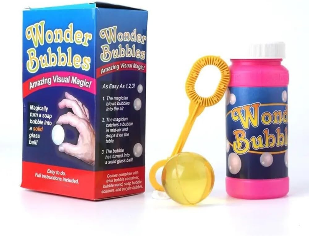 Milesmagic Magician&rsquo;S Wonder Bubbles Gimmick | Visually Turn Soap Bubble into Solid Glass Ball Illusion | for Real Close up Street or Stage Magic Trick image number 6