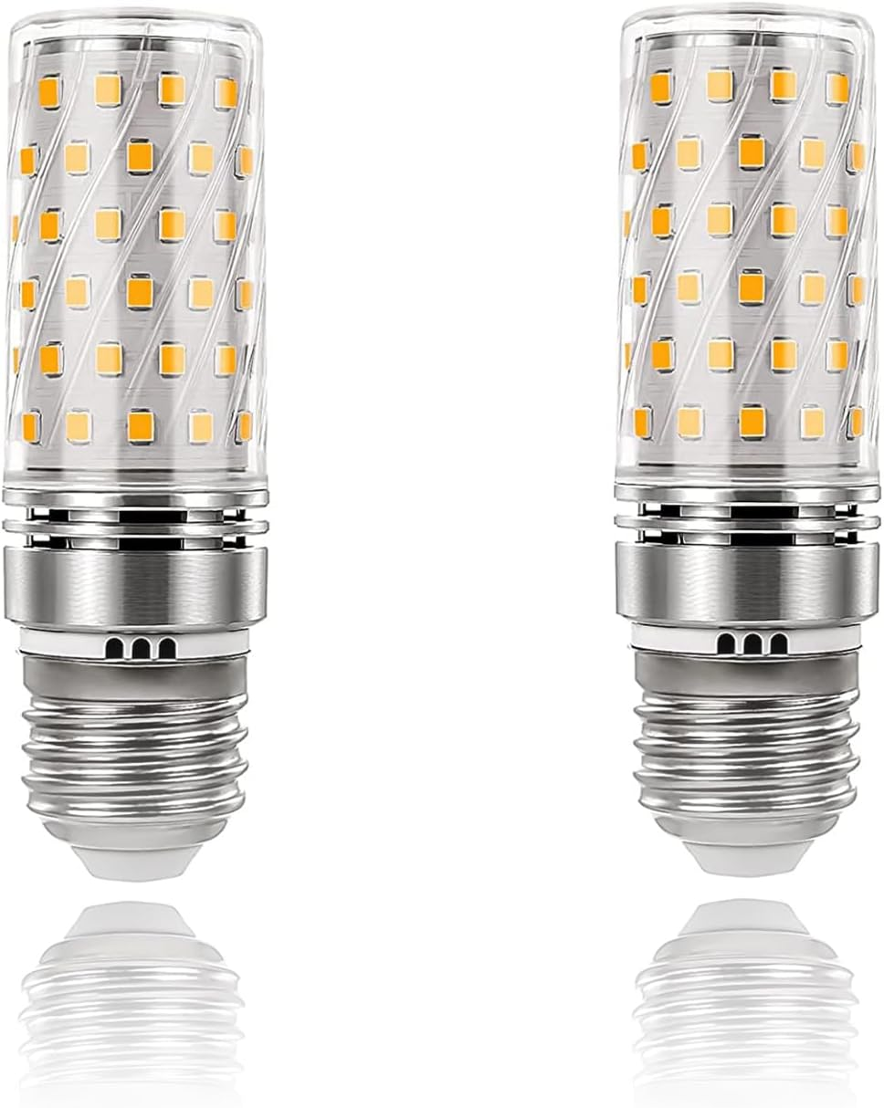 MATCHEASY E27 LED Corn Bulb 7W (75W Halogen Equivalent), Warm White 3000K, 950LM, CRI80, AC100-265V, Non-Dimmable Edison Screw Light Bulbs for Home Indoor Lighting, 2-Pack image number 1