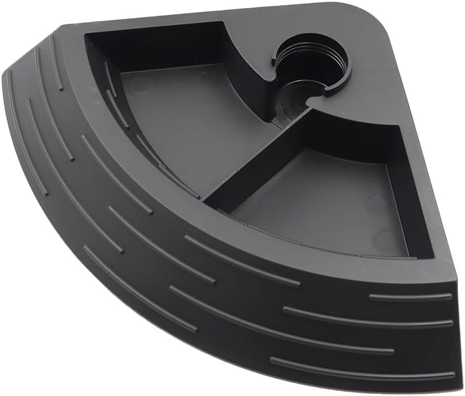 NUZAMAS Reptile Automatic Water Feeder Waterer Terrarium Corner Bowl Habitat Decor Turtle Food and Water Bowl for Frogs Spiders Amphibians Chameleon Gecko Black image number 1