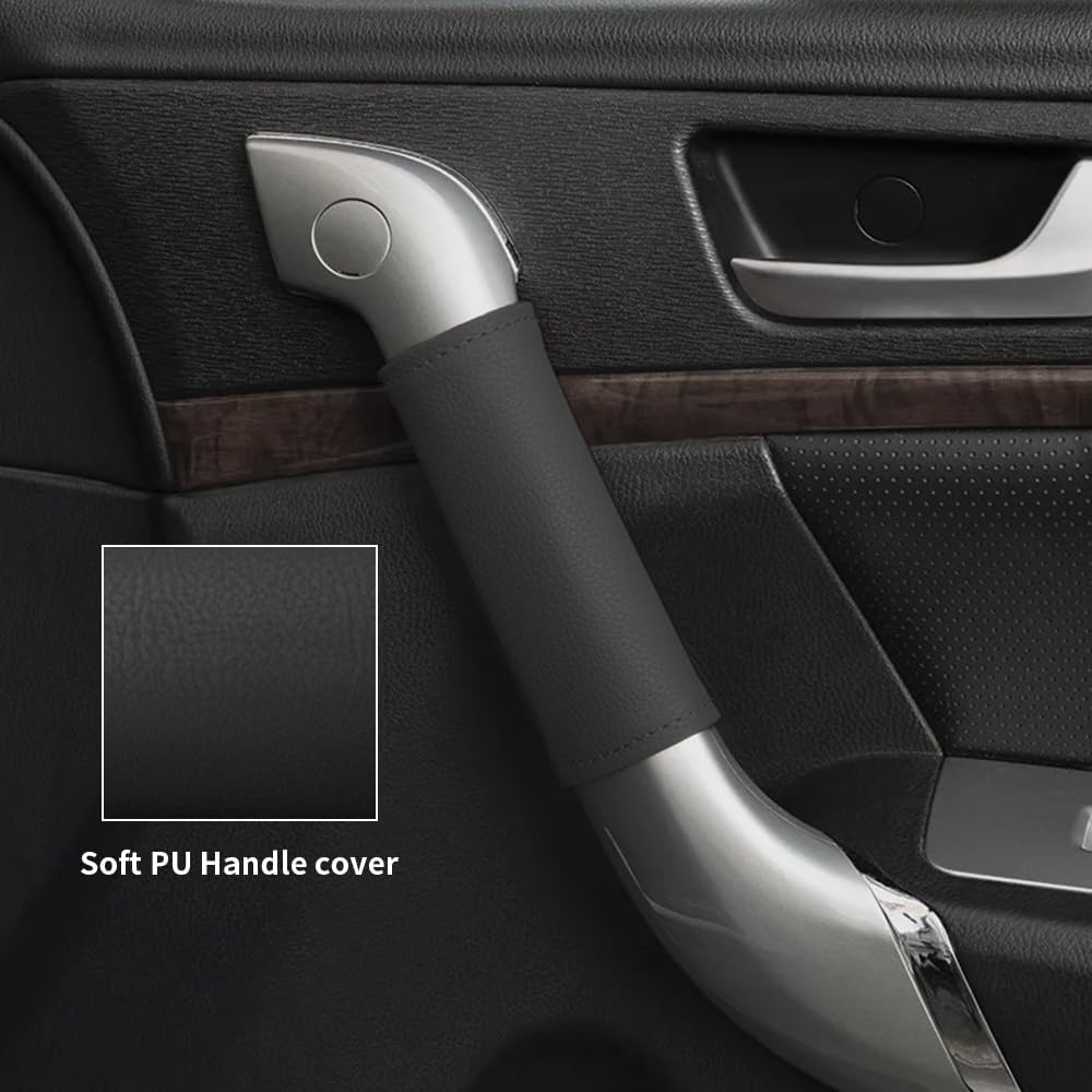 4PCS Car Grab Handle Cover, Universal Car Interior Door Handle Protector Door Pull Handle Protector Car Inner Accessories for SUV Truck image number 5