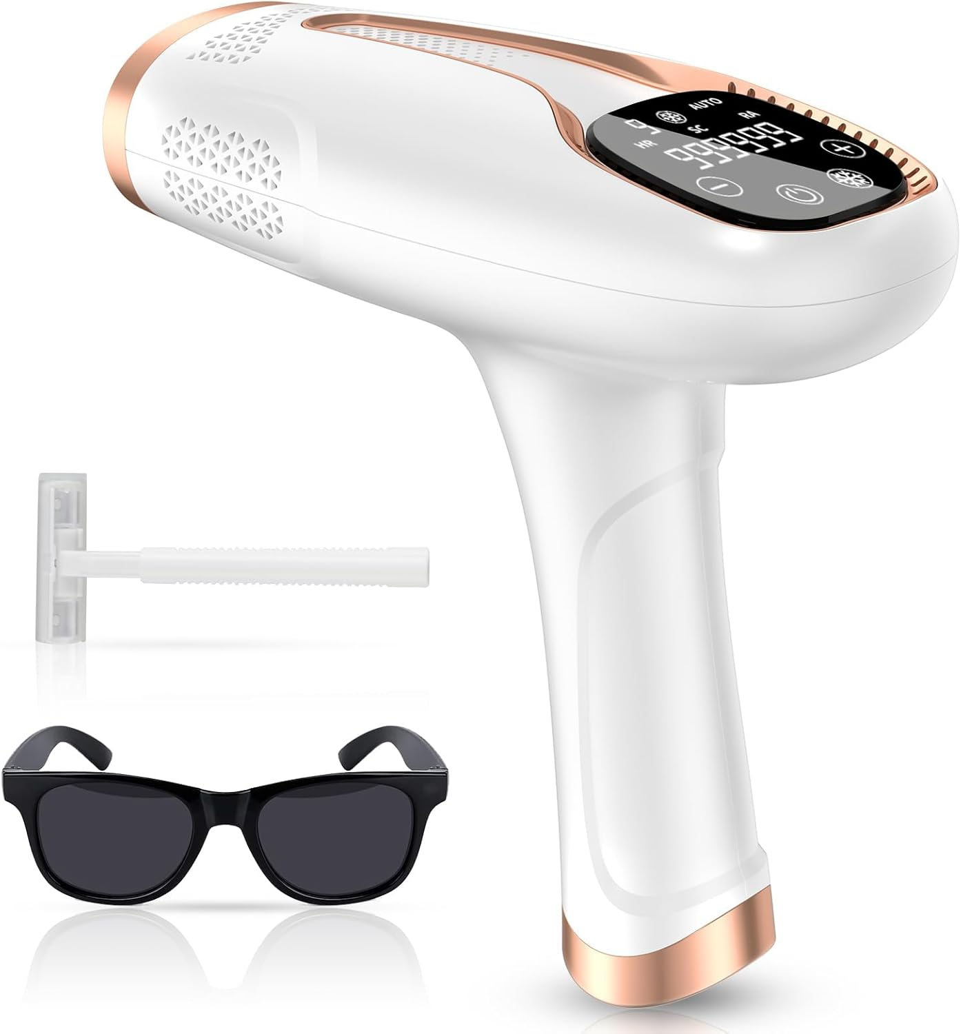IPL Laser Hair Removal Device - Laser Hair Removal for Women & Men - Home 45&deg;F Ice-Cooling Contact for Painless & Long-Lasting Results, 86% Hair Reduction in 3 Weeks for Full Body & Bikini Line image number 1