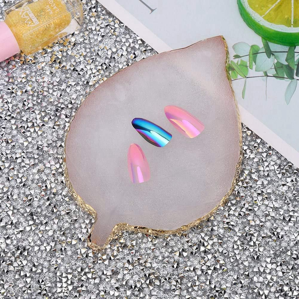 Nail Gel Palette, Resin Plastic Palette, Stylish and Elegant Manicure Store Beauty Salon for Home Salon Shop(Through the Stars)