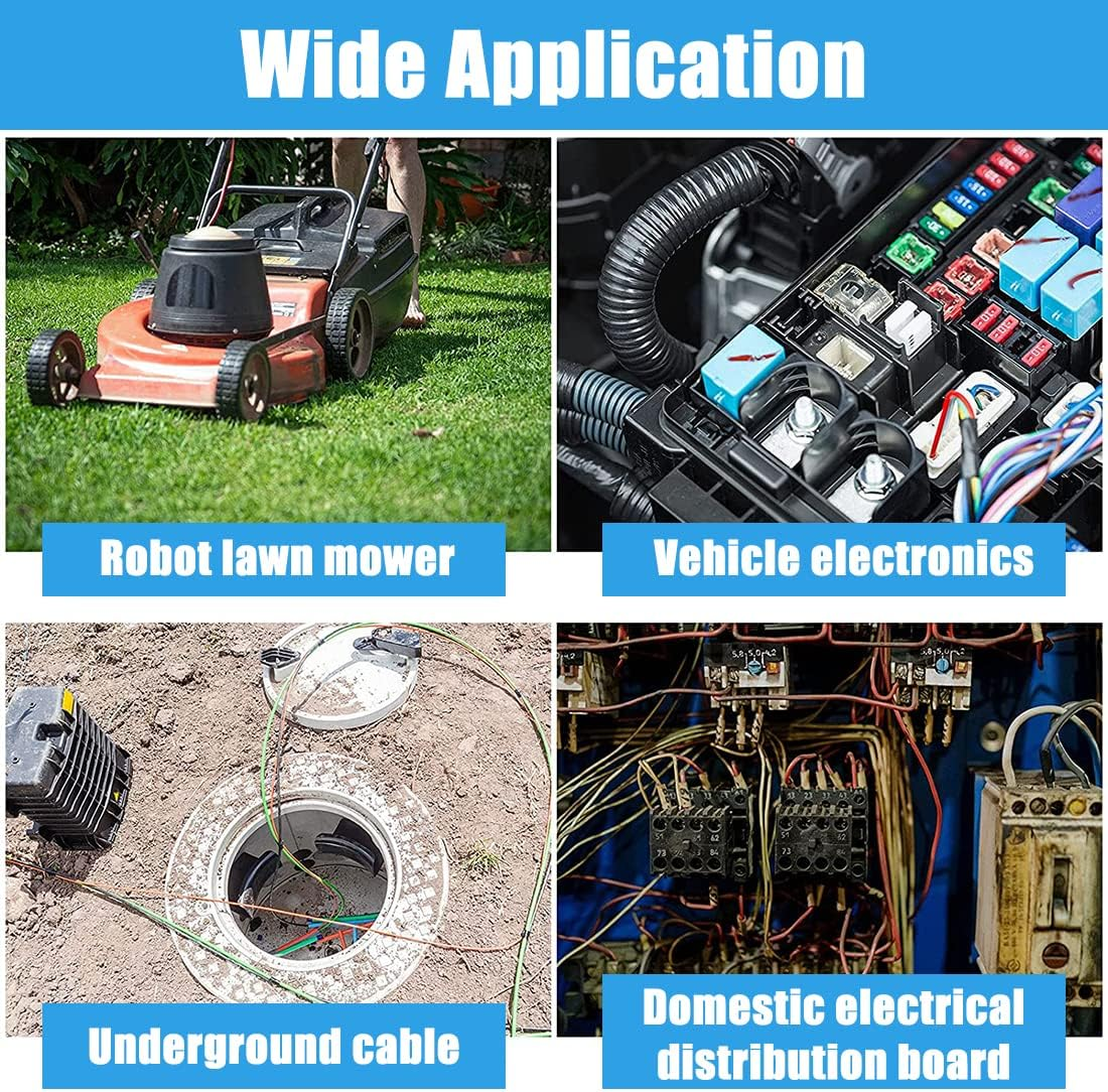 LINXIU Cable Connector for Robotic Lawnmower, Waterproof Connection Terminals, Cable Clamps with Gel Filling, Cable Connector for Lawnmower, Automower, Pack of 22 image number 3