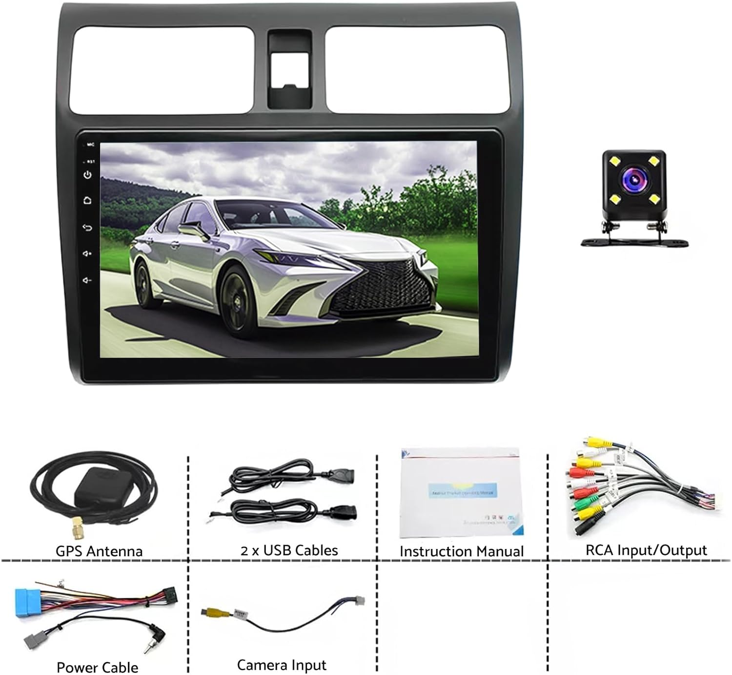 MAX COOL Suitable for Suzuki Swift Android 13 Carplay Car Radio Stereo 32G GPS Head Unit image number 2