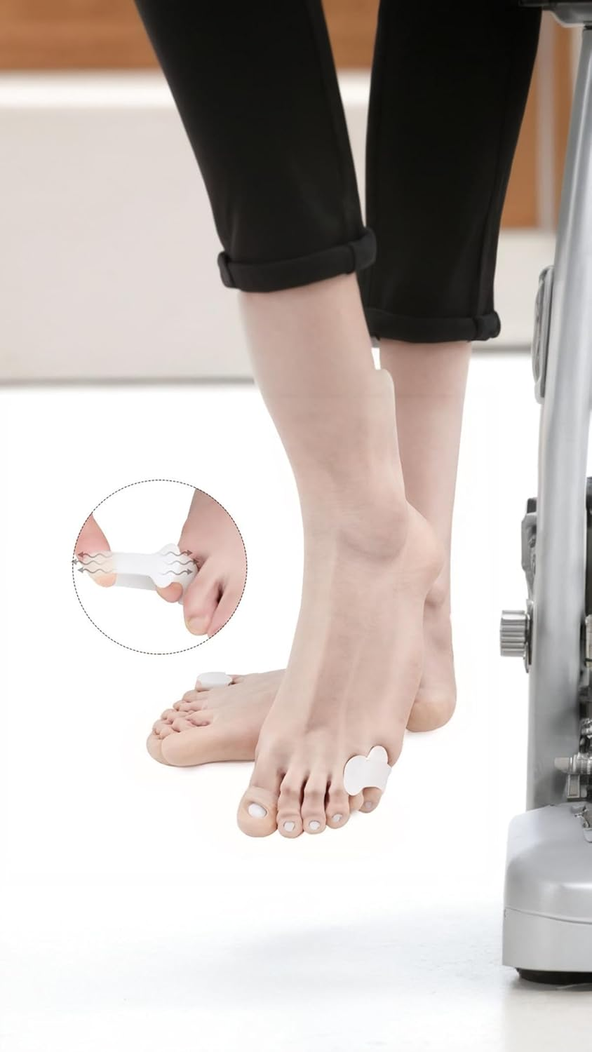 Honwor Gel Toe Separator Pack - Prevent Rubbing & Relieve Pressure - Little Toe Spacers (8 Pcs) image number 2