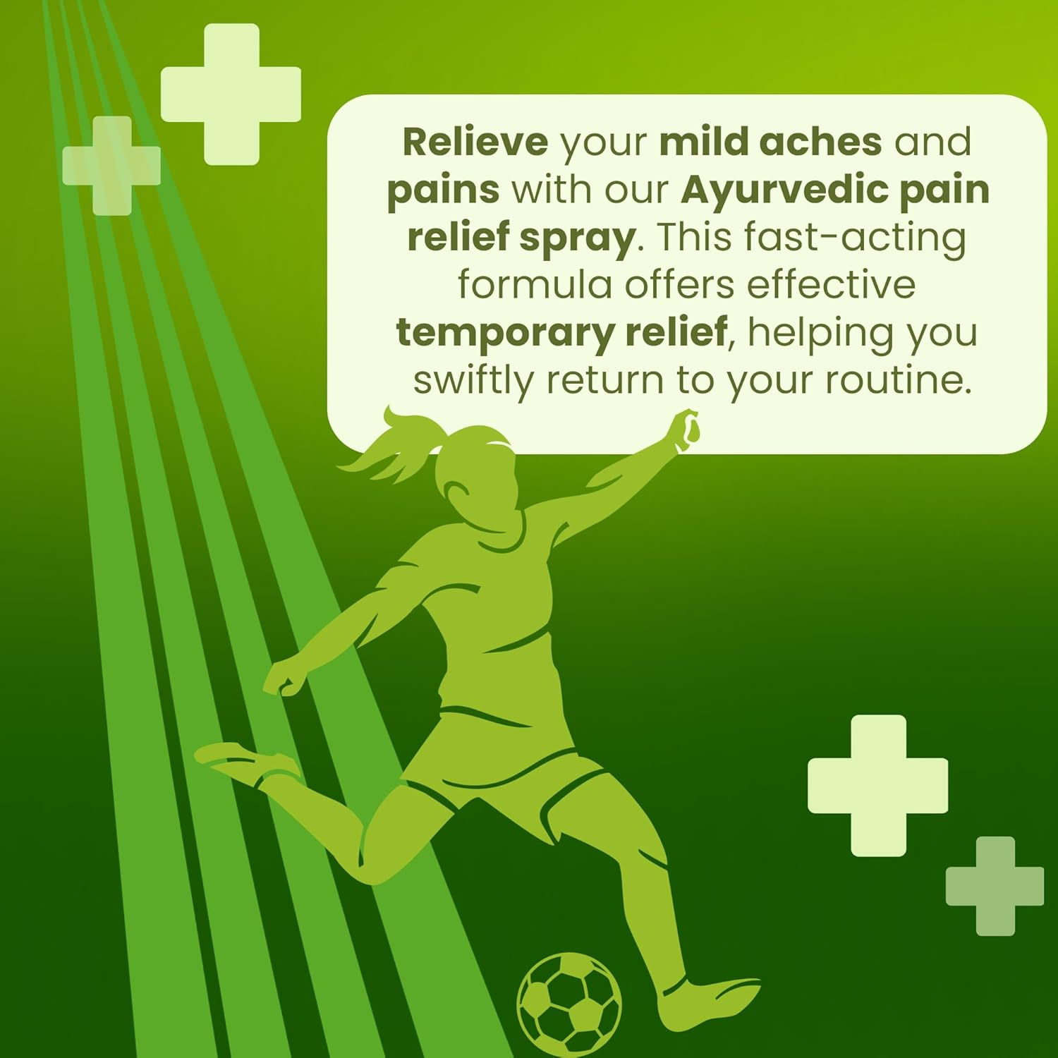 RELISPRAY Instant Pain Relief | Purely Ayurvedic Spray | 100% Natural Pain Relief Spray | Unique Pain Relieving Technology for - Elbow Pain, Backache, Knee Pain, Muscle Pain, Tired Feet, Ankle Sprain | Suitable for Sports Gym Injuries,Household Use and Outdoor Activities - 95G image number 1