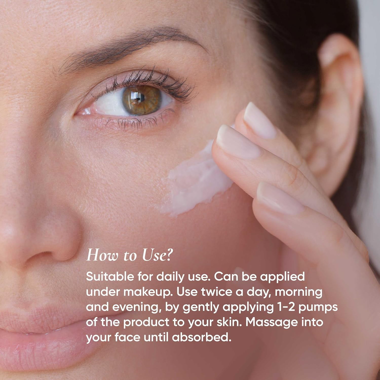 BIOTERRA Collagen Booster Lifting Cream &ndash; Face Moisturiser with Donkey Milk & Aloe & Coconut Oil - Anti-Aging Skin Tightening Cream to Reduce Wrinkles - 100% Natural Firming Face Cream for Smooth & Youthful Skin - Day and Night Skincare for All Skin Types - Dermatologist Tested (50Ml) image number 4