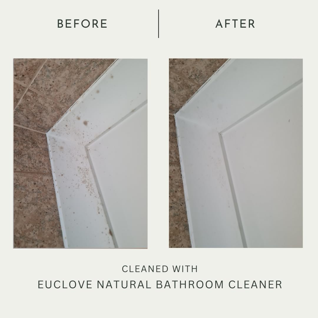 Euclove Bathroom Cleaner & Premium Lint-Free Microfiber Cloth - Multi-Surface Cleaning Solution for Bathrooms image number 3