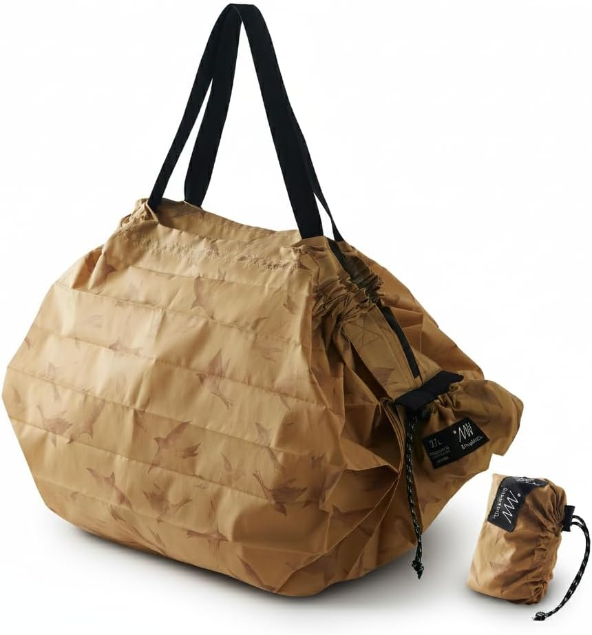 Marna Shupatto Packable Bag with Zipper (8L/27L), Water Repellent Fabric, Spat Outdoor Bag, Folding (Compact/Durable) image number 4