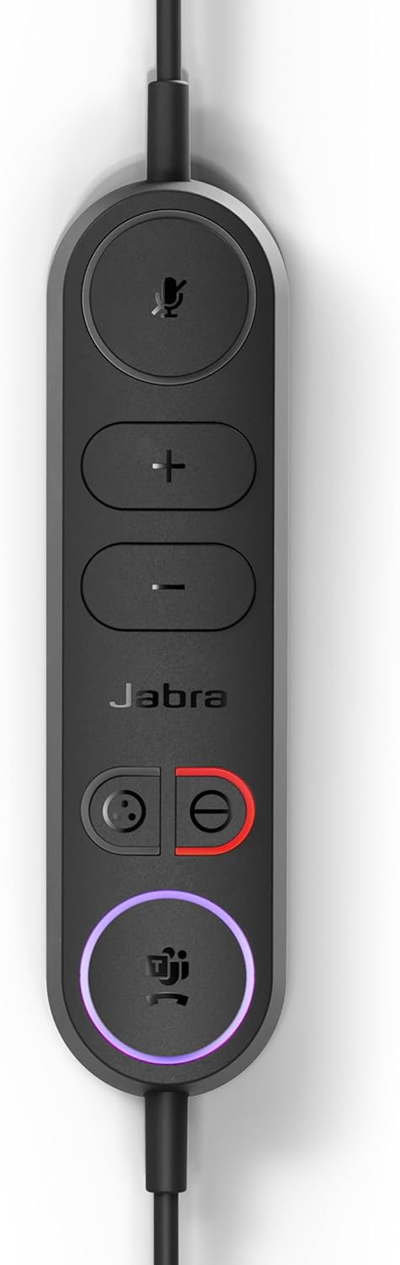 Jabra Engage 40 Wired Headset - 2 World Class Microphones with Active Noise Cancelling - Ultra Light Weight 63G - Teams & Open Office - on Ear Headphones with Mic - Real Time Insights - Balancedvoice image number 3