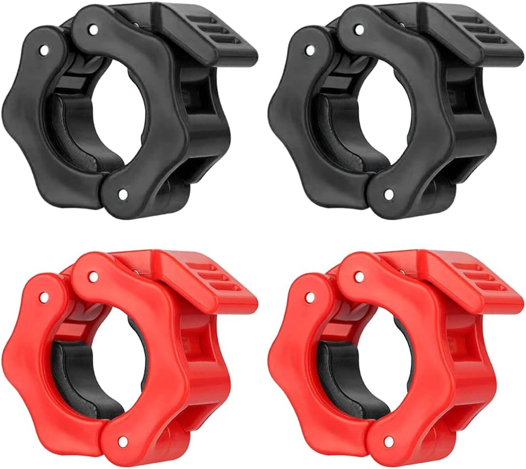 KGDUYC Fitness Collars, Pack of 4 Dumbbell Bars Quick Release Buckles and Mounting Nuts image number 3