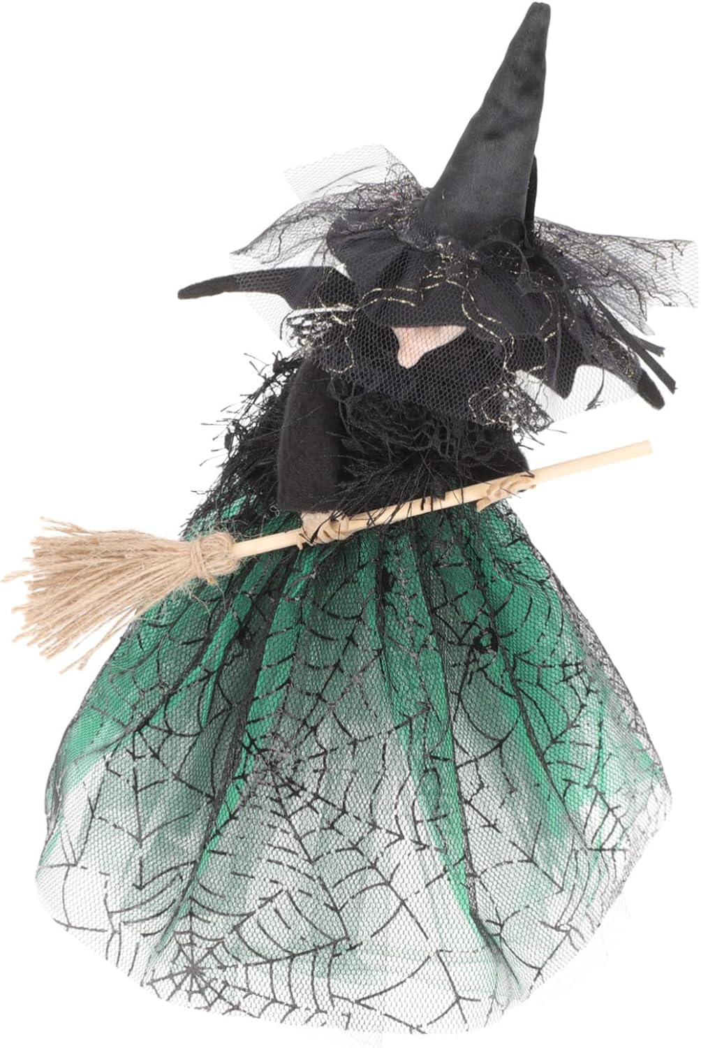 Witch Doll Ornaments Decorative Halloween Decor Wear Resistant Witch Decor Desktop Halloween Accessory for Tabletop Display image number 5